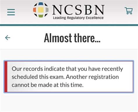 Our records indicate nclex - Pearson VUE trick. So I took my NCLEX today. LORD have mercy. I got home 110% sure that I tanked the exam. I tried the Pearson VUE trick that I've heard so much about with a working CVC and it's not letting me register for another test. It keeps saying "Our records indicate that you have recently scheduled this exam. 